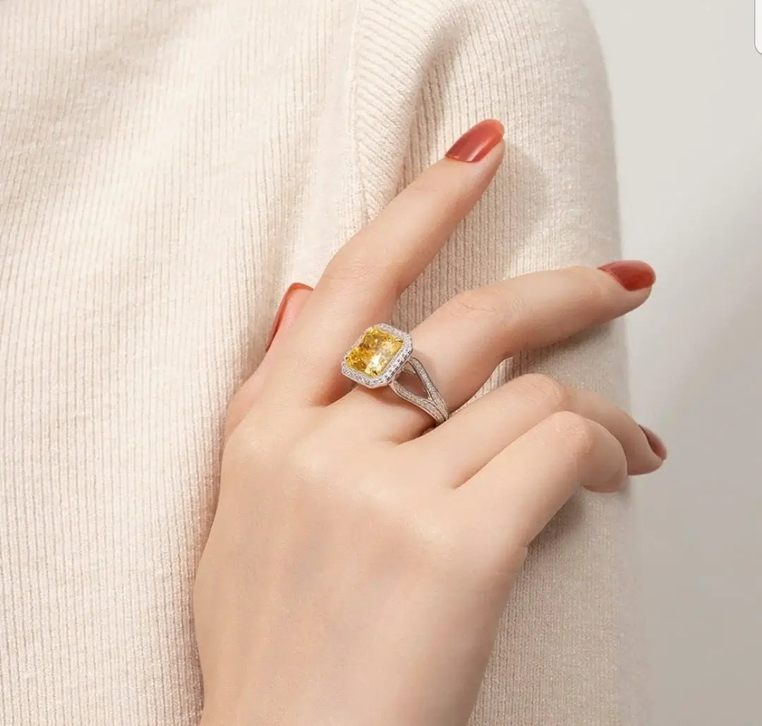 Carat Princess Cut Simulated Diamond Engagement Ring And Band Bridal Set  Wedding Halo 14k Solid Yellow Gold | Princess Cut Fake Diamond Rings |  terraagropecuaria.com.br